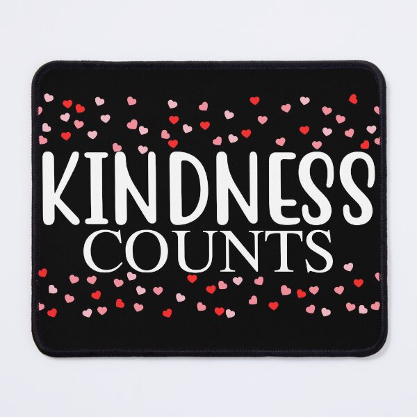 Item preview, Kindness Counts. Inspirational Saying for Gratitude designed and sold by That Cheeky Tee.