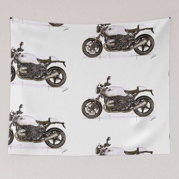 Item preview, Watercolor classic pure boxer motorcycle, awesome gift for a motorcyclist - oryginal artwork by Vart. designed and sold by vartstudio.
