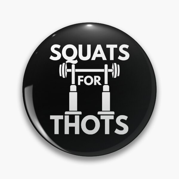 Item preview, Squats For Thots Gym Workout Leg Day Humor designed and sold by EllConApparel.