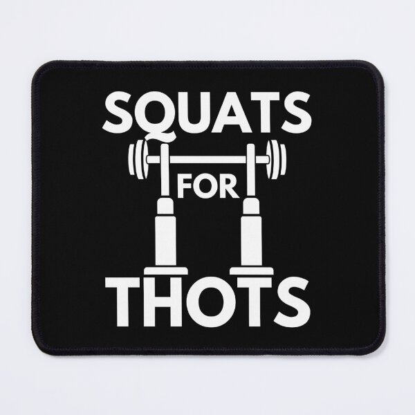 Item preview, Squats For Thots Gym Workout Leg Day Humor designed and sold by EllConApparel.