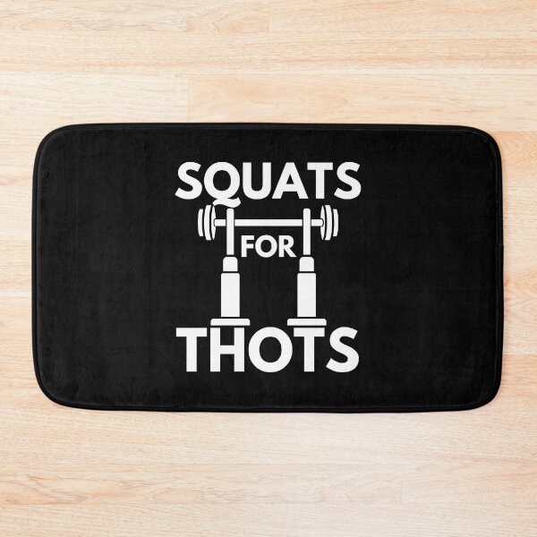 Item preview, Squats For Thots Gym Workout Leg Day Humor designed and sold by EllConApparel.