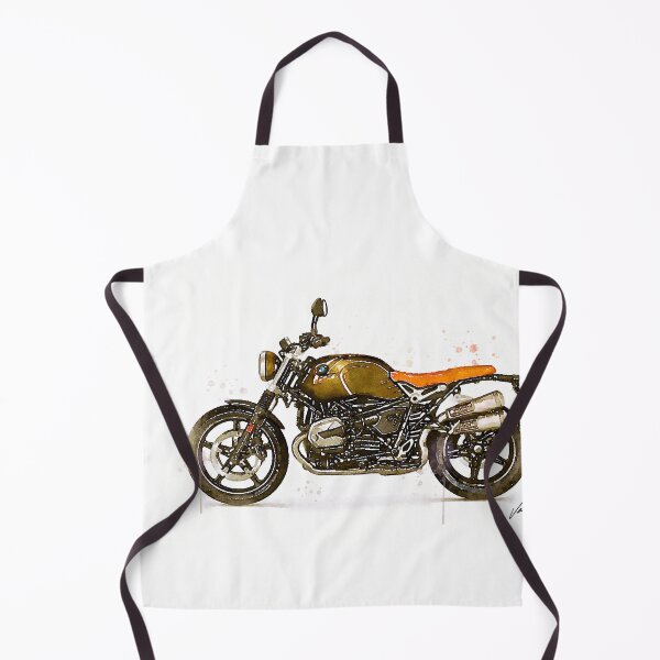 Item preview, Watercolor classic scrambler boxer motorcycle, awesome gift for a motorcyclist - oryginal artwork by Vart. designed and sold by vartstudio.