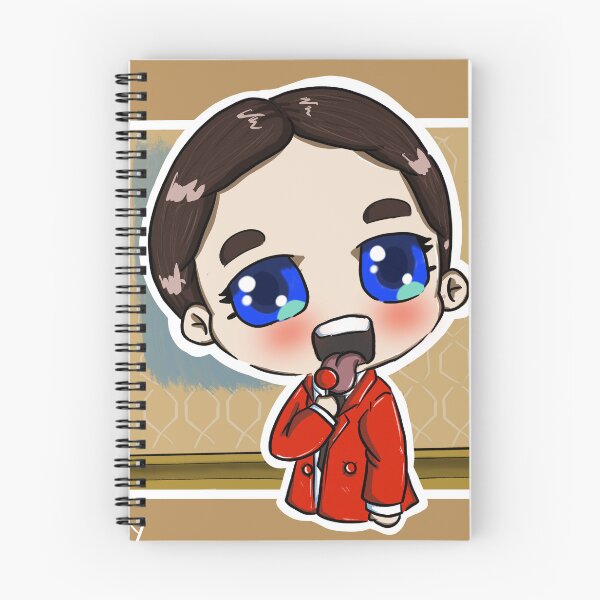 Item preview, Amalia In A Red Suit with A Red Lollipop designed and sold by Hey It’s Sunny.