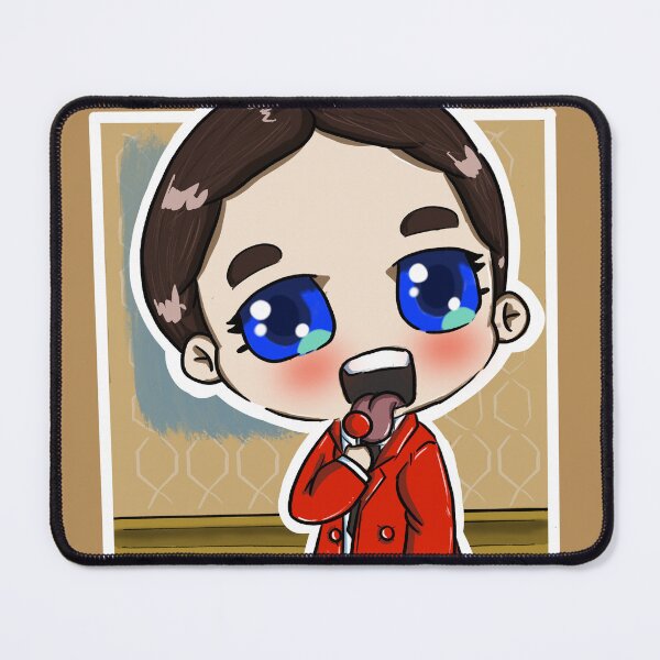 Item preview, Amalia In A Red Suit with A Red Lollipop designed and sold by Hey It’s Sunny.