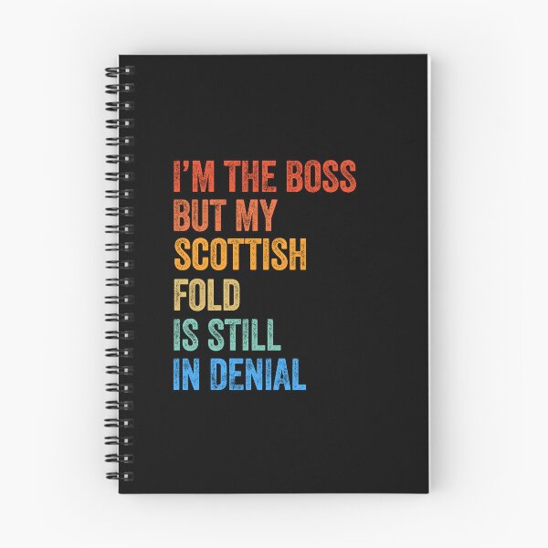 Item preview, I'm Boss But My Scottish Fold Cat Still In Denial  designed and sold by LADistrictGarb.