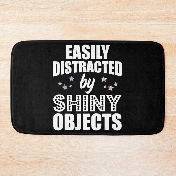Item preview, Easily Distracted By Shiny Objects ADD Unfocused T Shirt Tee designed and sold by shoutoutshirtco.
