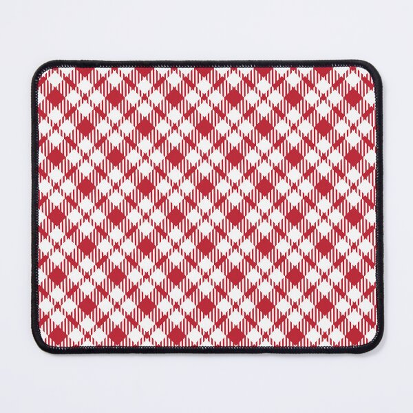 Item preview, Red and White Diagonal Checked Square Diamond Geometric Pattern designed and sold by Moyanana.
