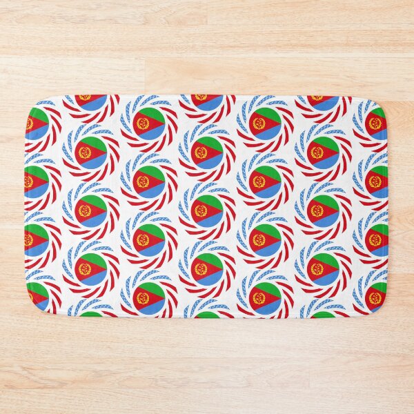 Item preview, Eritrean American Multinational Patriot Flag Series designed and sold by Carbon-Fibre Media.