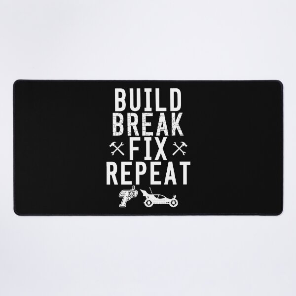 Item preview, Build Break Fix Repeat RC Car Racing Truck Buggy Quote Meme designed and sold by shoutoutshirtco.