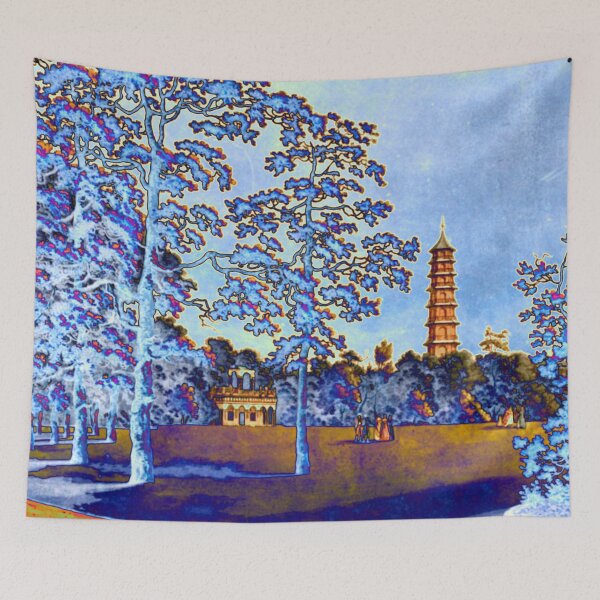 Item preview, Kew Gardens - View of the Alhambra and Pagoda designed and sold by ZinZoe.