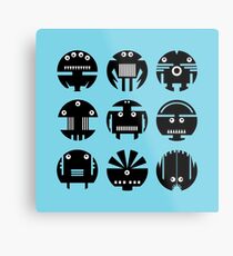 BLUE ROBOTS Metal Print