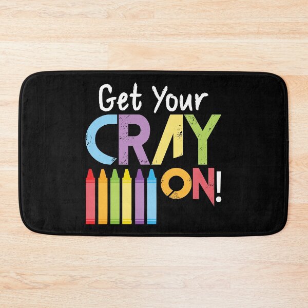 Item preview, Get Your Cray Cray On Crayons Crazy Silly Coloring Shirt Tee designed and sold by shoutoutshirtco.