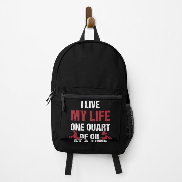 Item preview, I Live My Life One Quart of Oil at a Time Motocross Offroad designed and sold by shoutoutshirtco.
