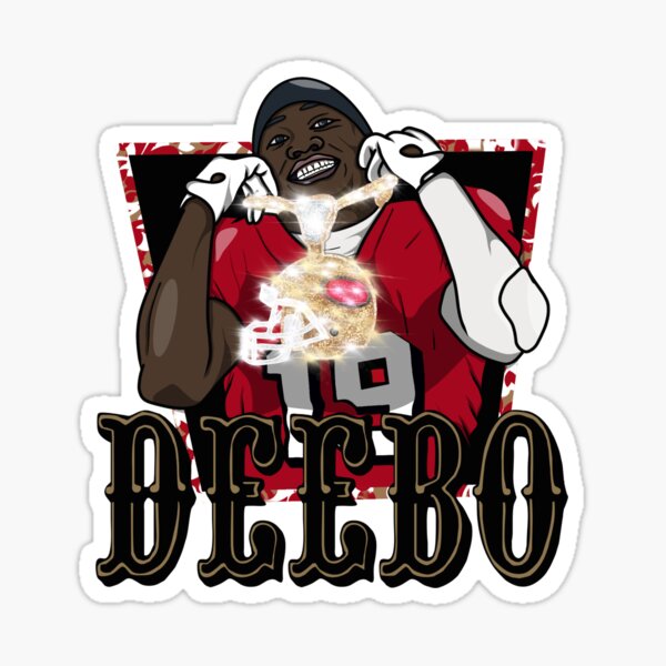 Deebo Samuel #19 San Francisco 49ers Drawing Sticker Decal Bumper Window  3.75"