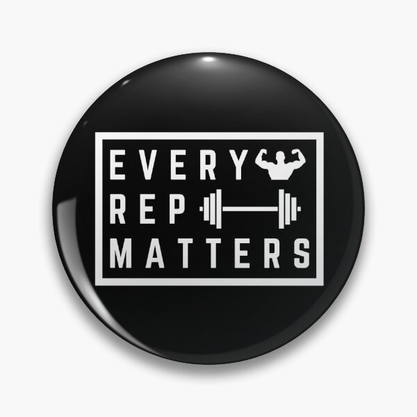 Item preview, Every Rep Matters Gym Saying Muscles Reps Hitting PRs Humor designed and sold by EllConApparel.