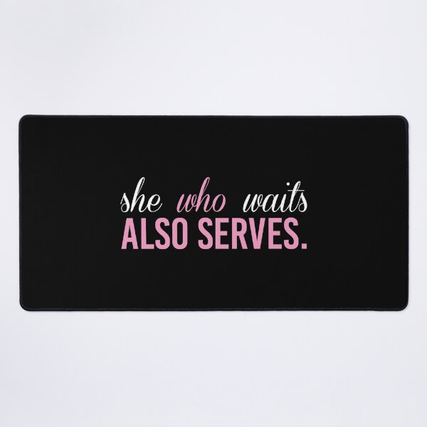 Item preview, She Who Waits Also Services Military Deployment Wife T Shirt designed and sold by shoutoutshirtco.