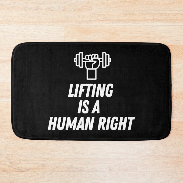 Item preview, Lifting Is A Human Right Gym Reps Weights Humor designed and sold by EllConApparel.