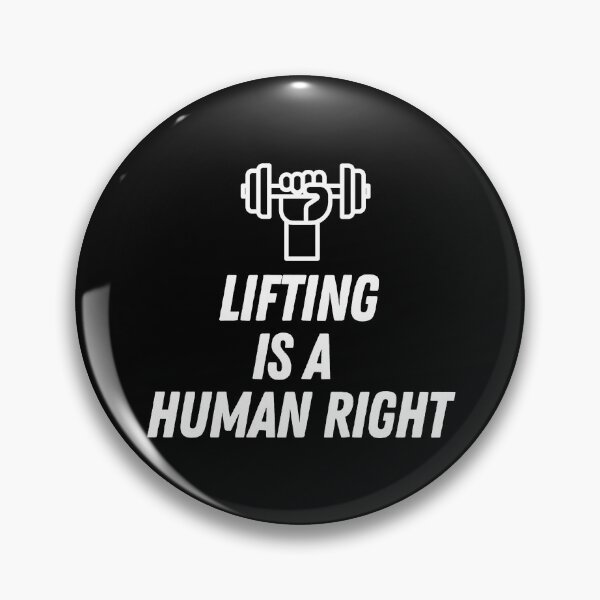Item preview, Lifting Is A Human Right Gym Reps Weights Humor designed and sold by EllConApparel.