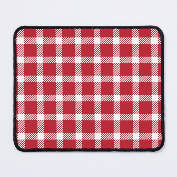 Item preview, Red and White Simple Checked Square Geometric Pattern designed and sold by Moyanana.