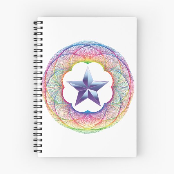 Item preview, Guilloche Star Vector rainbow rcc6111 designed and sold by Rcc6111.
