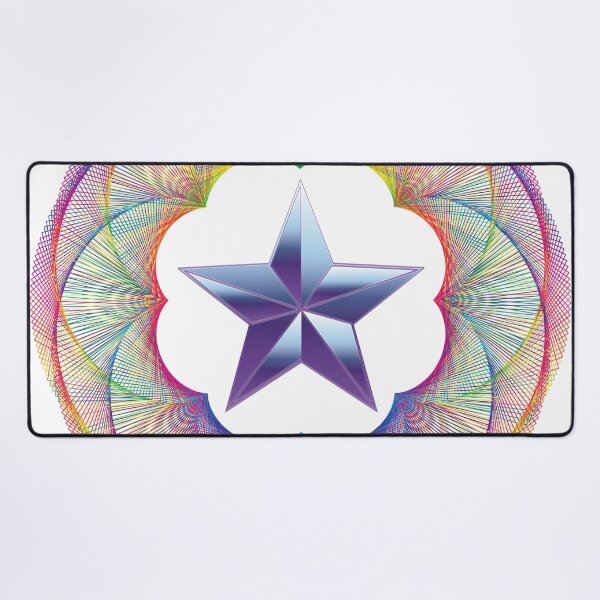 Item preview, Guilloche Star Vector rainbow rcc6111 designed and sold by Rcc6111.