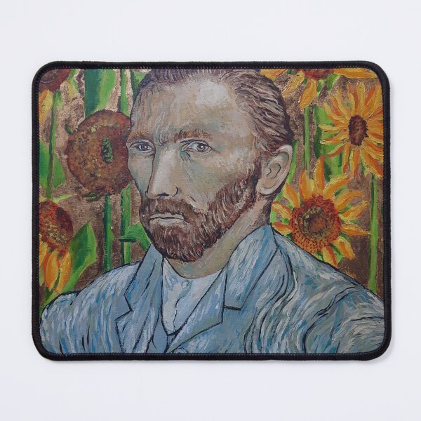 Item preview, Rereading Vangogh's Self Portrait Sunflowers, art by Miguel Matos Official designed and sold by MiguelMatosArt.