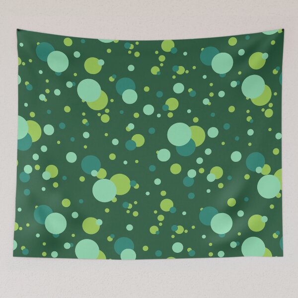 Item preview, Confetti Dots - Green and Blue designed and sold by PaintInTheNight.