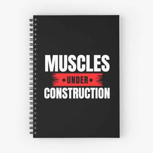 Item preview, Muscles Under Construction Bulking Gains Gym Humor designed and sold by EllConApparel.
