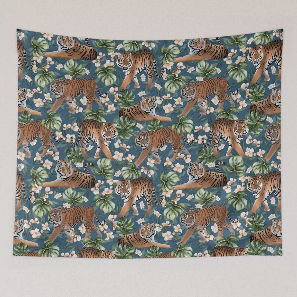 Item preview, Tiger pattern collection designed and sold by Hollyroseart.