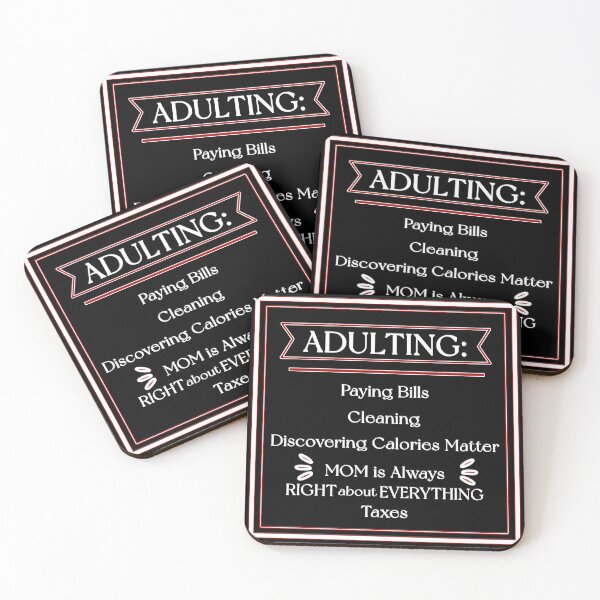 Item preview, Adulting designed and sold by Blu Happiness.
