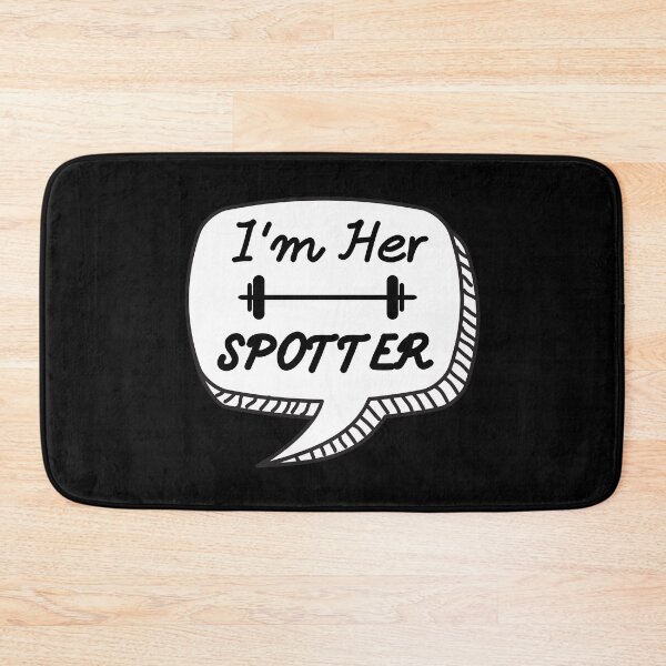Item preview, I'm Her Spotter Boyfriend Gym Partner Saying designed and sold by EllConApparel.