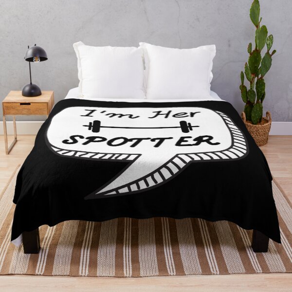 Item preview, I'm Her Spotter Boyfriend Gym Partner Saying designed and sold by EllConApparel.