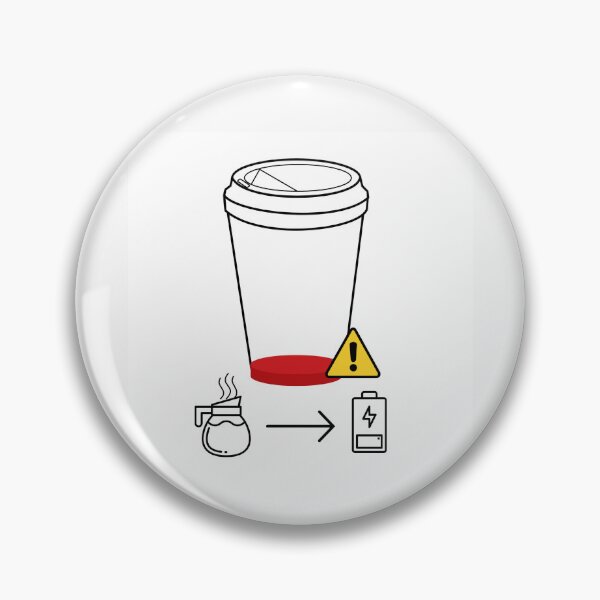 Item preview, Coffee = Energy. But, apparently, it needs recharging! designed and sold by shouri21.