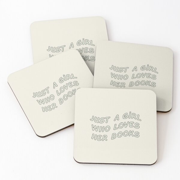 Item preview, Just a Girl Who Loves Her Books, Bibliophile designed and sold by Artestygraphic.