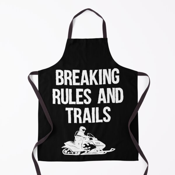 Item preview, Breaking Rules and Trails Snowmobiling Snowmobile Sled ATV designed and sold by shoutoutshirtco.