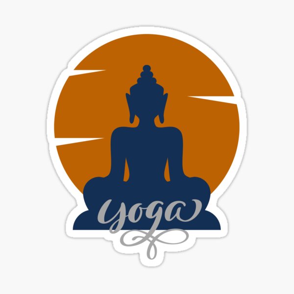 "Yoga Zen Om" Sticker for Sale by AlexLab Redbubble