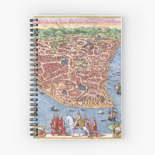 Item preview, 1572 bird's eye view map of Constantinople - Georg Braun & Frans Hogenberg designed and sold by vintagemapstore.