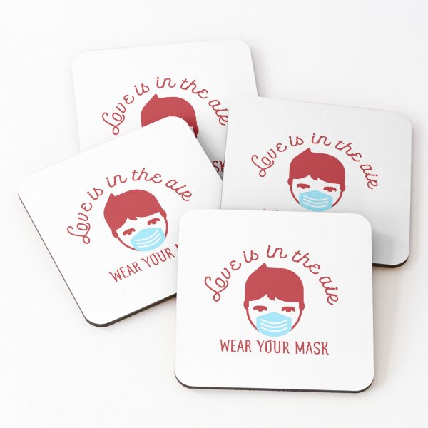 Item preview, Love Is In The Air But Wear Your Mask T-shirt designed and sold by BeFaCtO.
