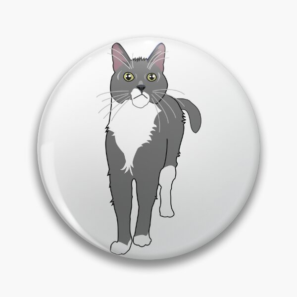 Item preview, Gray Tuxedo Cat designed and sold by beerhamster.