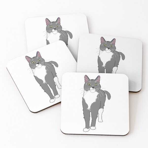 Item preview, Gray Tuxedo Cat designed and sold by beerhamster.