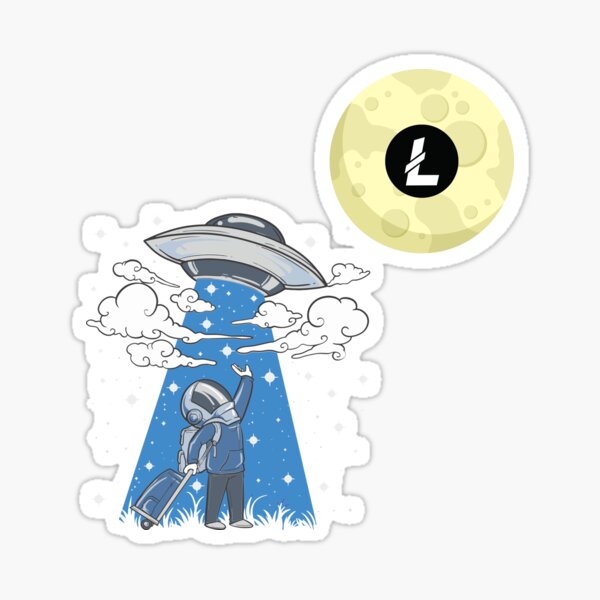 Artikel-Vorschau von Litecoin To The Moon - Litecoin LTC-Krypto, designt und verkauft von nft-millionaire.