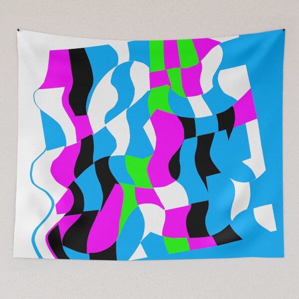 Item preview, Neon Hand Woven Geometric  designed and sold by Sharon Schwalbe.