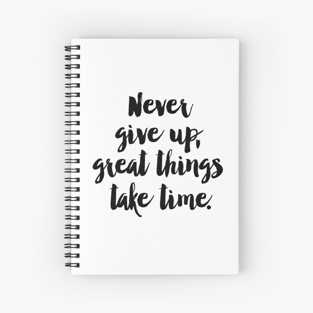 Motivational Poster, Never Give Up.. Office Decor,Quote Wall Art,  Inspirational, Calligraphy,Quote Print, Typography Poster