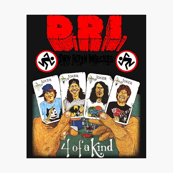 Item preview, 4 of a KInd - D.R.I. - Classic Old School US Thrash Crossover Metal Classic T-Shirt designed and sold by MichaelKing3.