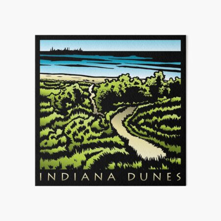 Succession Indiana Dunes Poster Art Board Print
