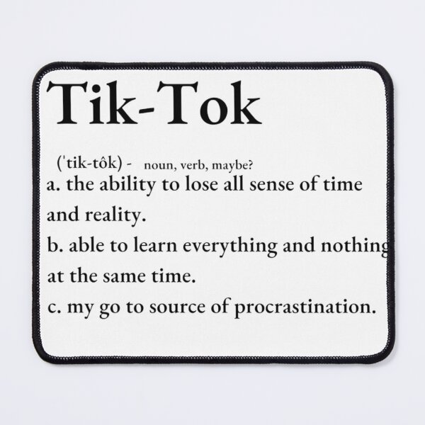 Item preview, Tik-Tok designed and sold by DesignBySwanson.