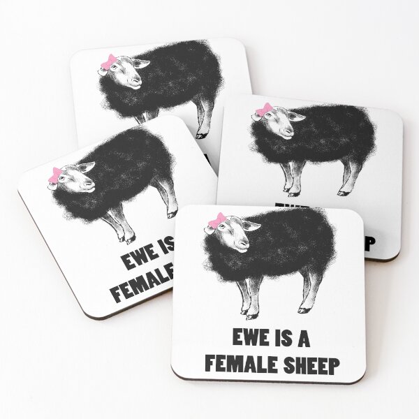 Item preview, Ewe Is A Female Sheep - Black Sheep designed and sold by MiahL.