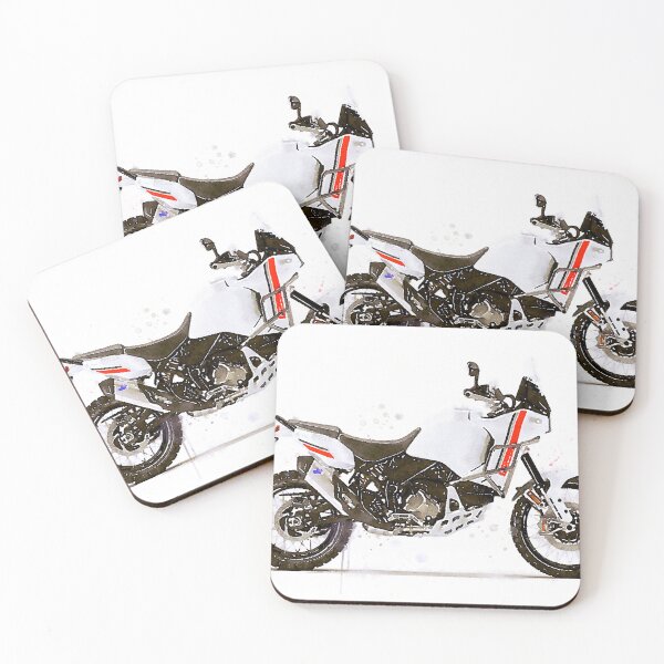 Item preview, Watercolor Adventure Desert motorcycle, awesome gift for a motorcyclist - oryginal artwork by Vart. designed and sold by vartstudio.