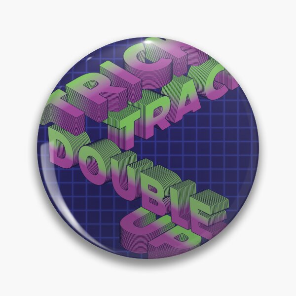 Item preview, Roller Coaster Trick Track Double Up (Green/Purple) designed and sold by Emotional Rollercoasters.