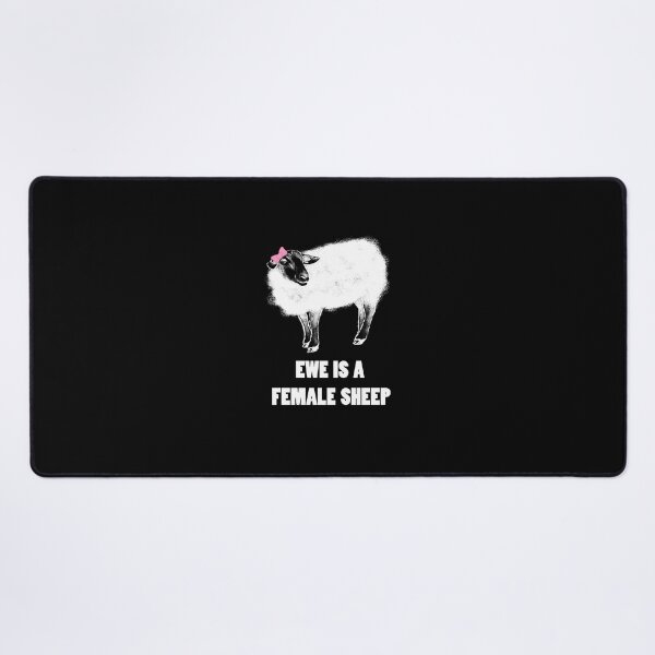 Item preview, Ewe Is A Female Sheep - White Sheep designed and sold by MiahL.